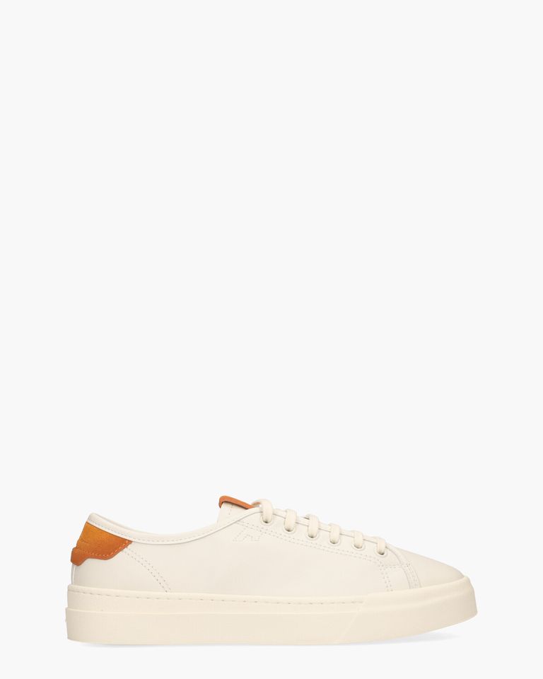 22068 Wit/Oranje Herensneakers