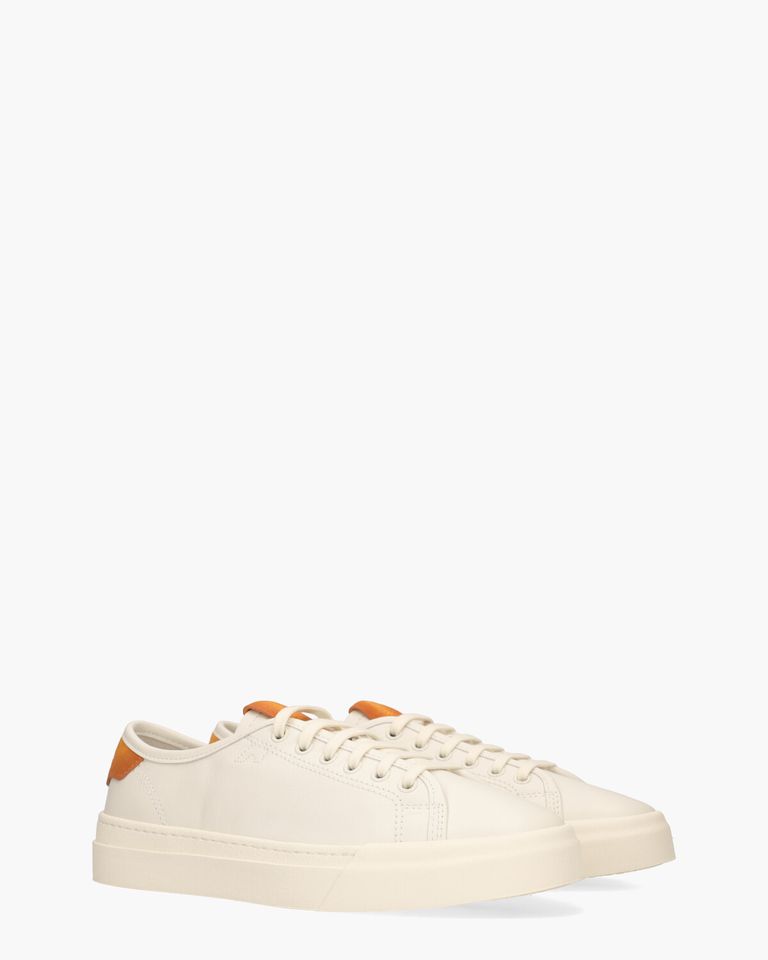 22068 Wit/Oranje Herensneakers