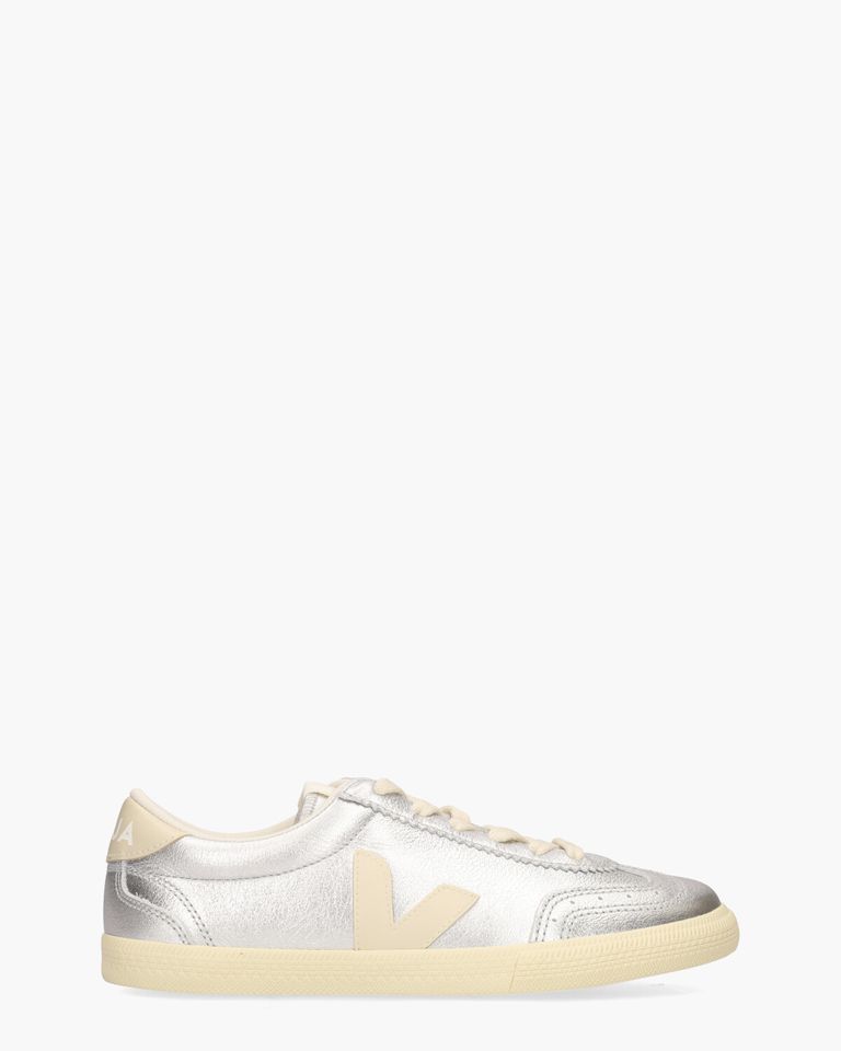 Volley Leather Zilver Damessneakers