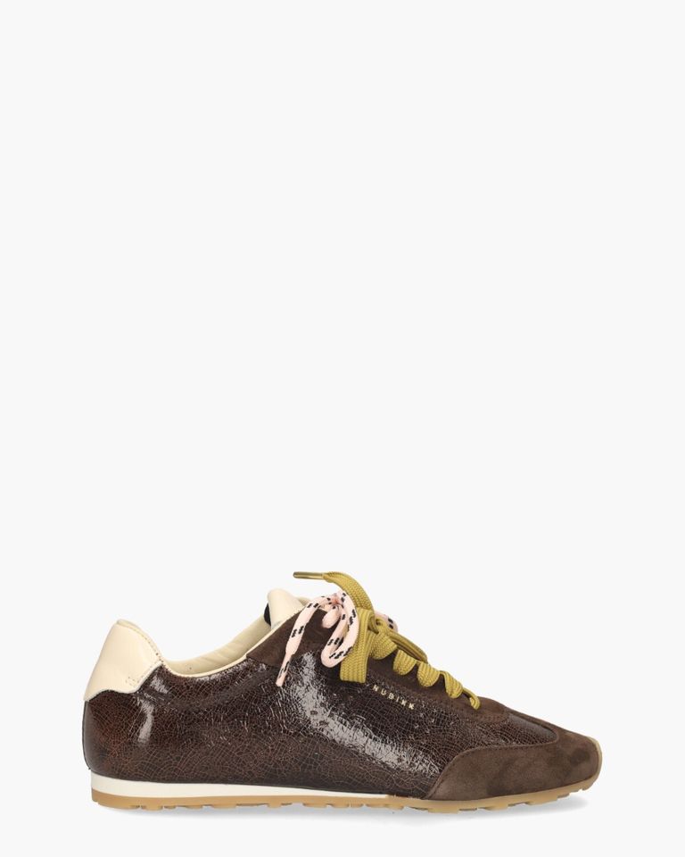 Billy Lou Donkerbruin Damessneakers