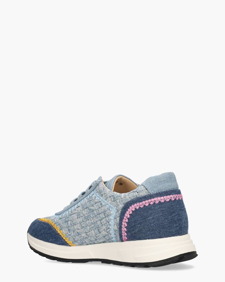 Winna Jeansblauw Damessneakers