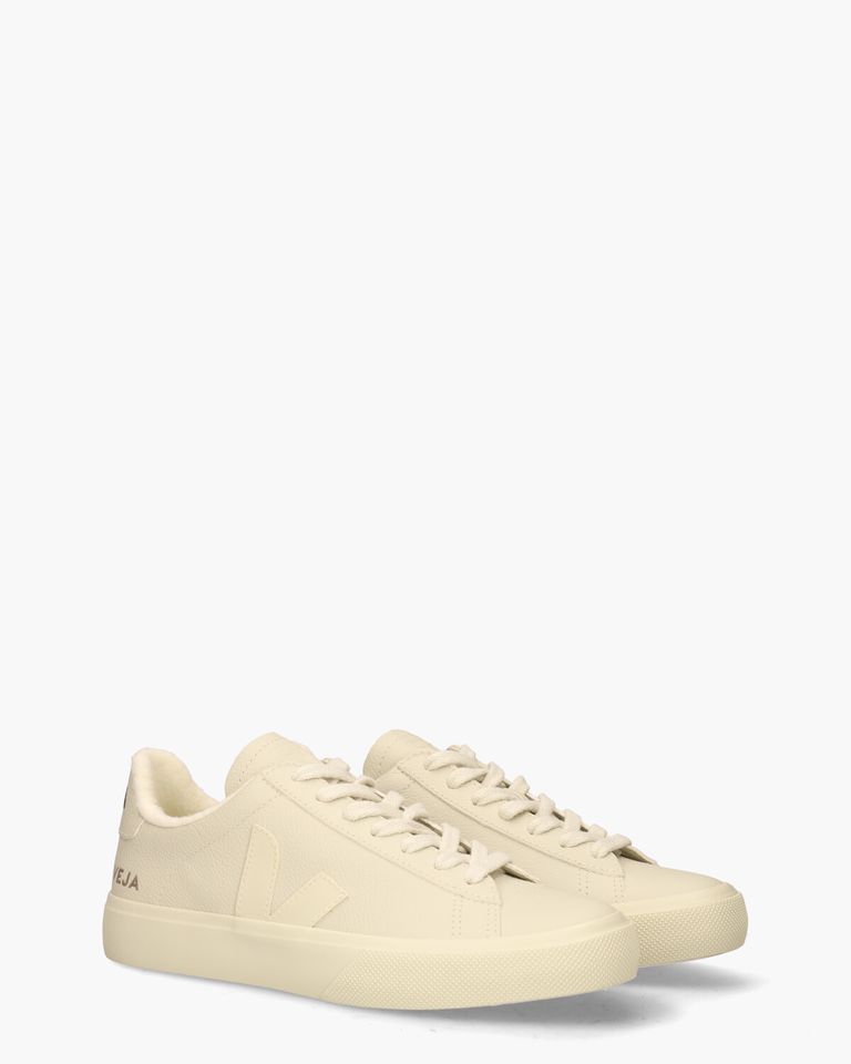 Campo Fured Chromefree Leather Off-White Damessneakers