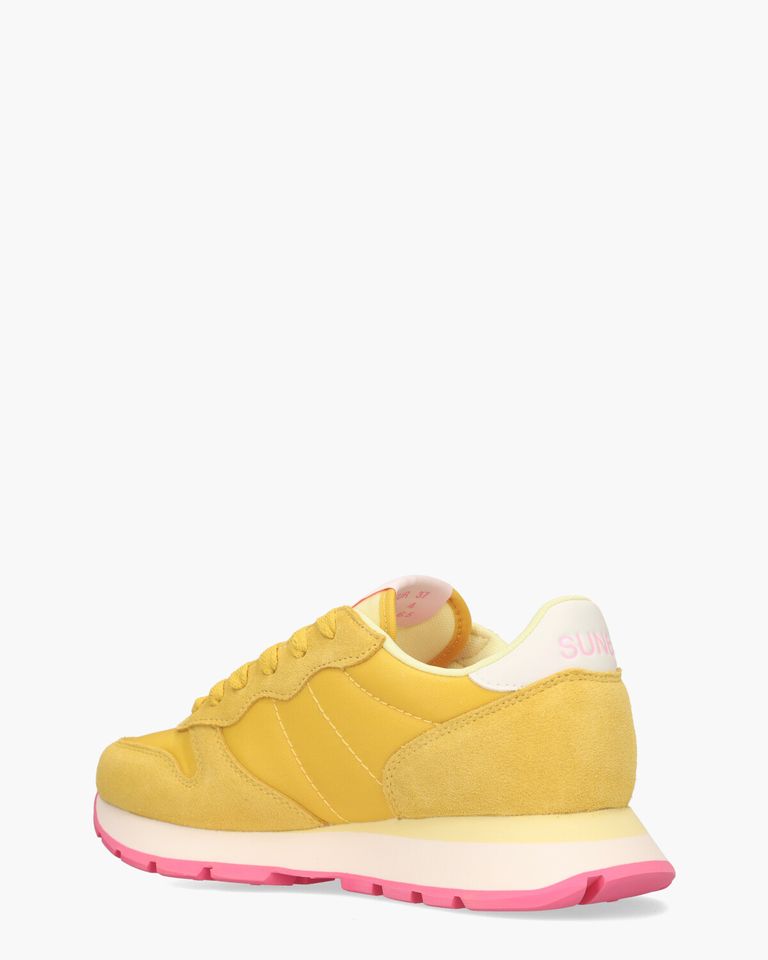 Ally Solid Nylon Geel Damessneakers