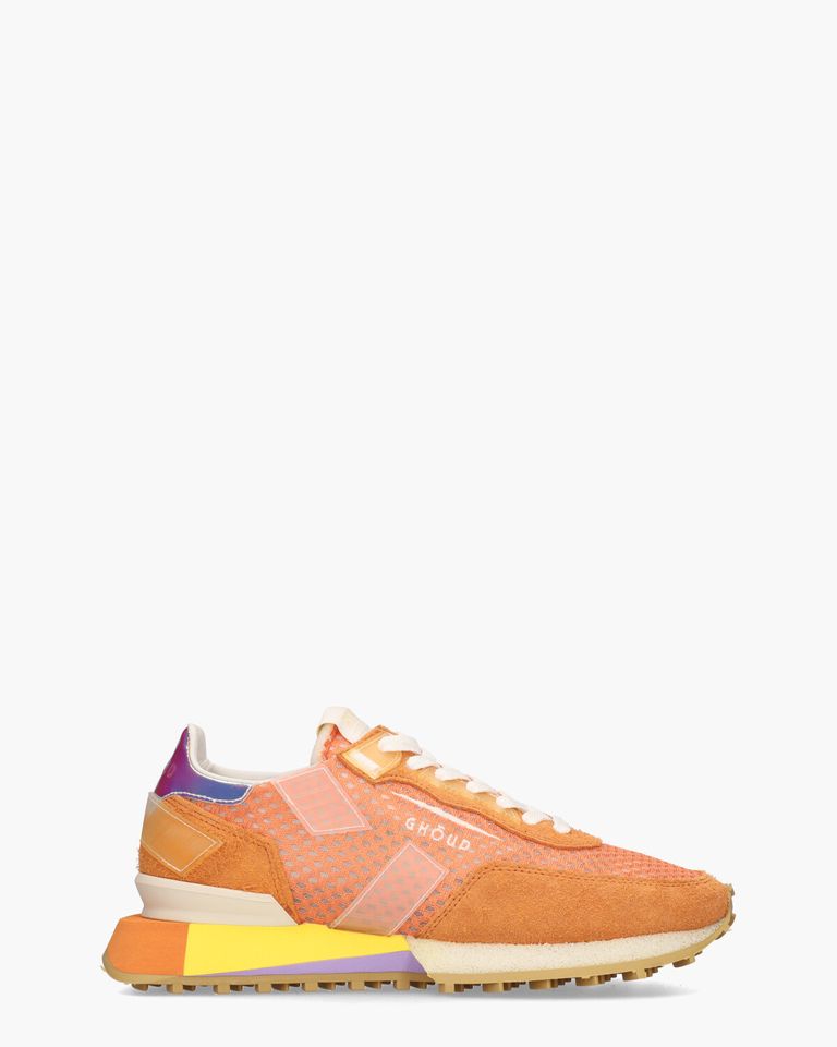 Ghoud Rush Groove Oranje Damessneakers - Van Arendonk.nl