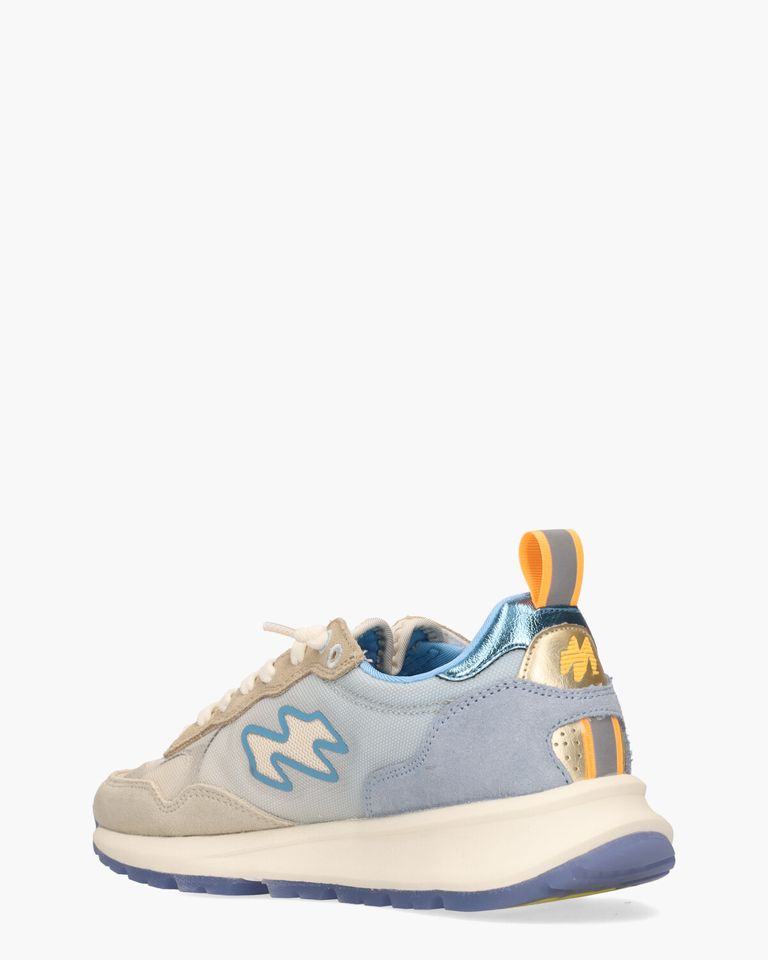 MRP78 Beige/Blauw Damessneakers