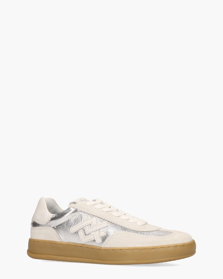 Willeke Zilver/Off-White Damessneakers