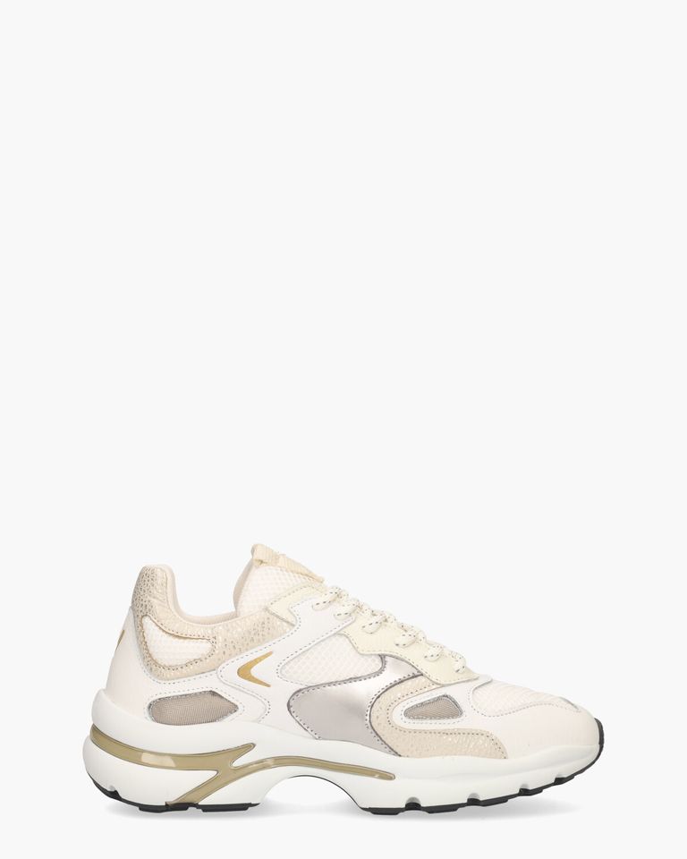 Vesper Due Wit/Multicolor Damessneakers