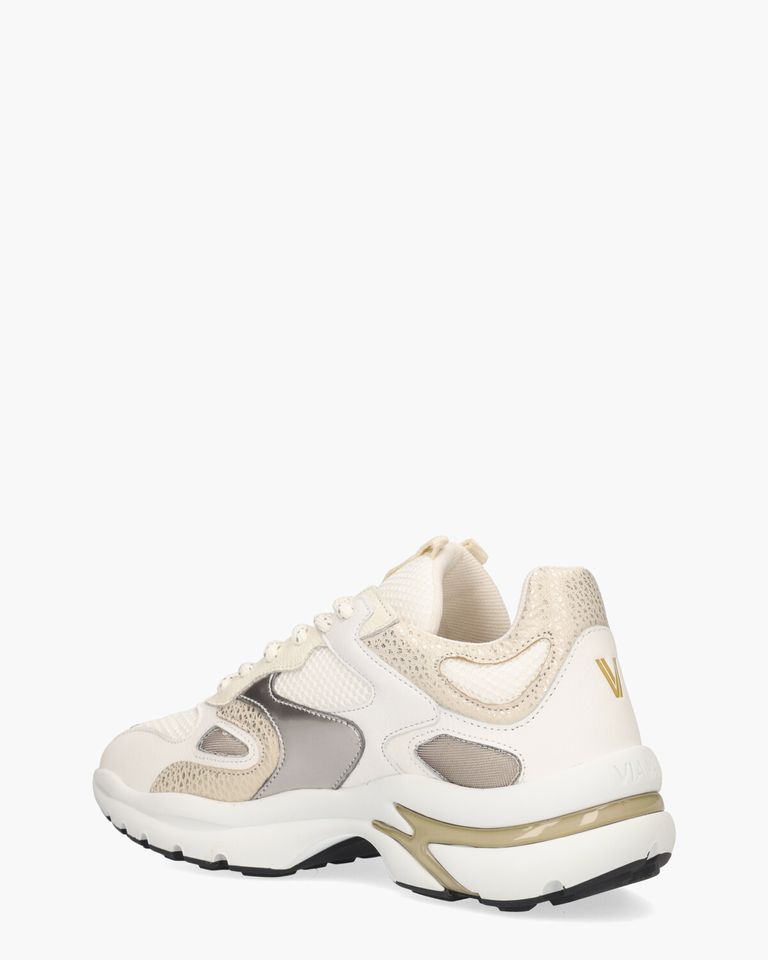 Vesper Due Wit/Multicolor Damessneakers