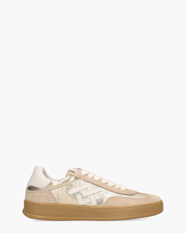 Willeke Goud/Beige Damessneakers