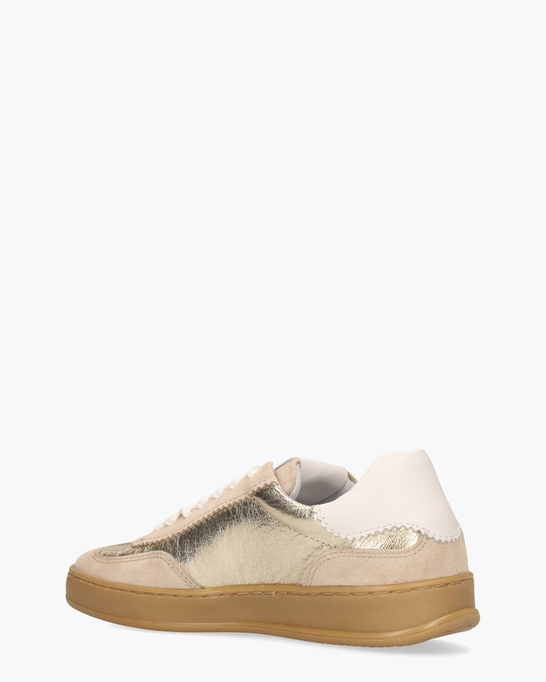 Willeke Goud/Beige Damessneakers