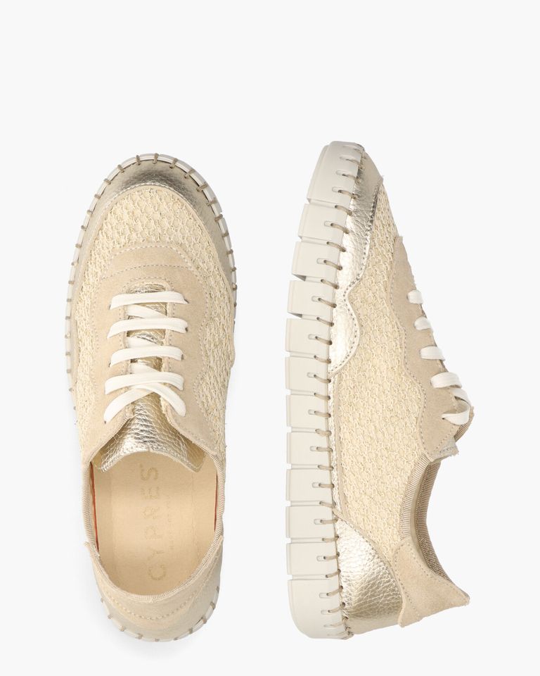 Womal Beige Damessneakers
