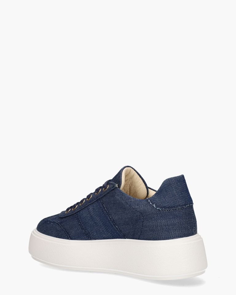 Elise Wing Jeansblauw Damessneakers