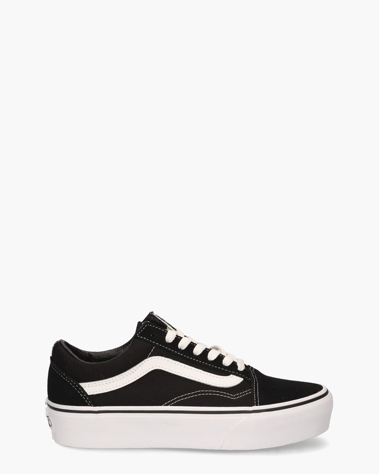 Old Skool Platform Zwart Damessneakers