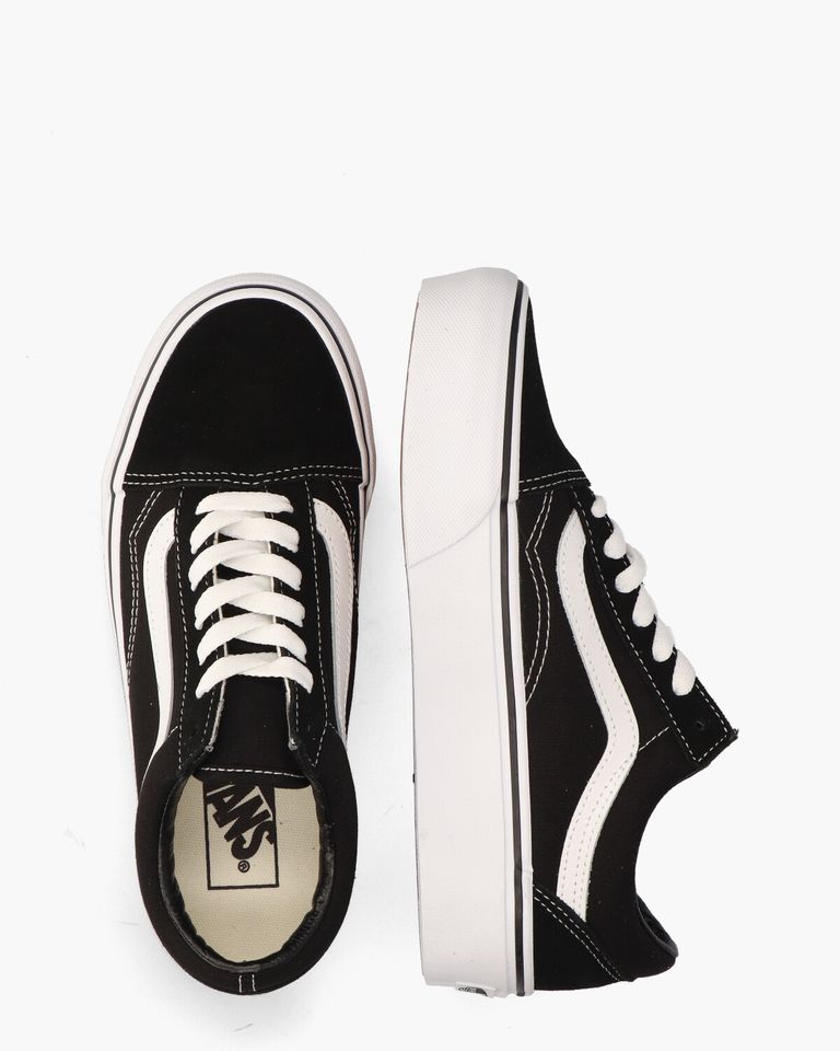 Old Skool Platform Zwart Damessneakers