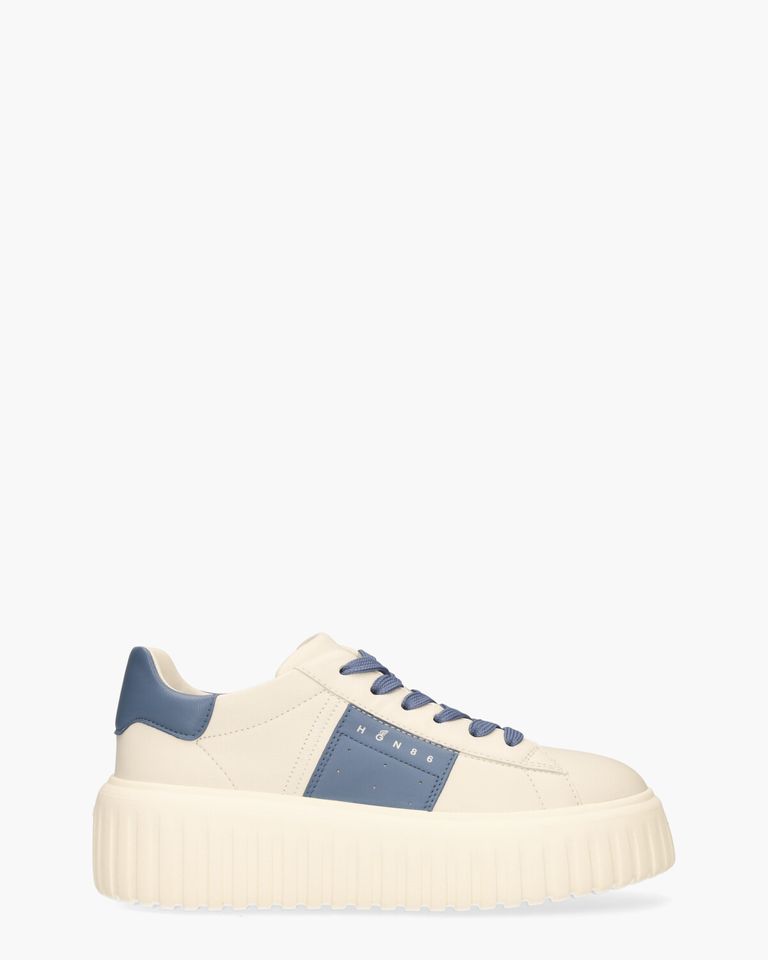 H-Stripes Off-White/Blauw Damessneakers