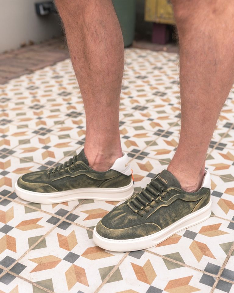 BU120387 Groen Herensneakers