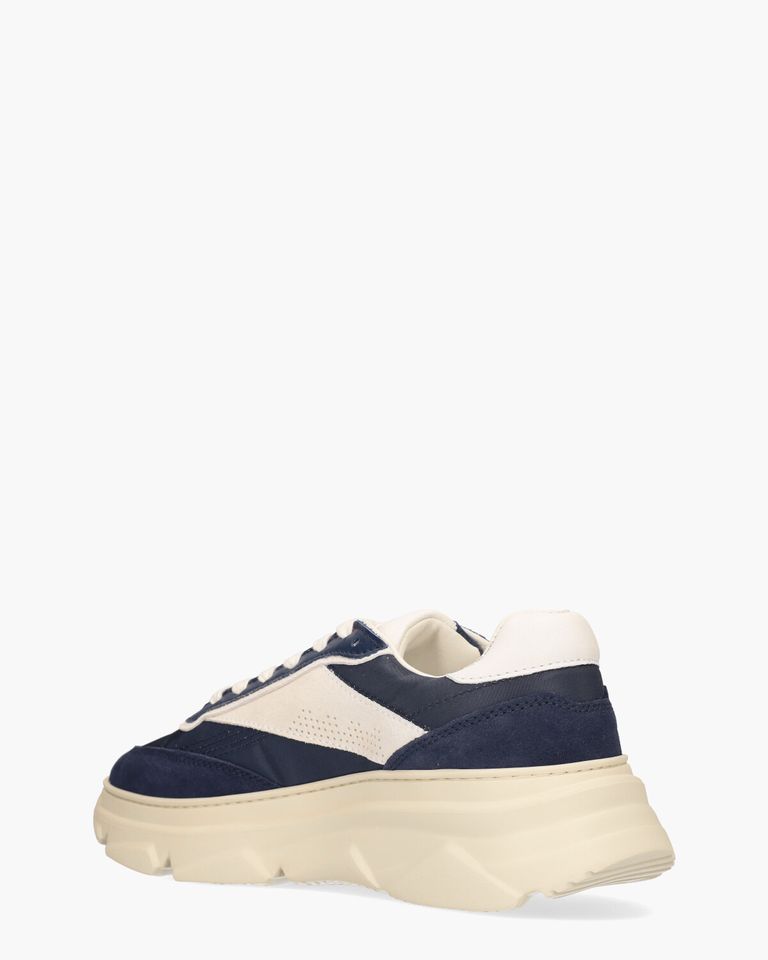 CPH56M Material Mix Donkerblauw/Wit Herensneakers