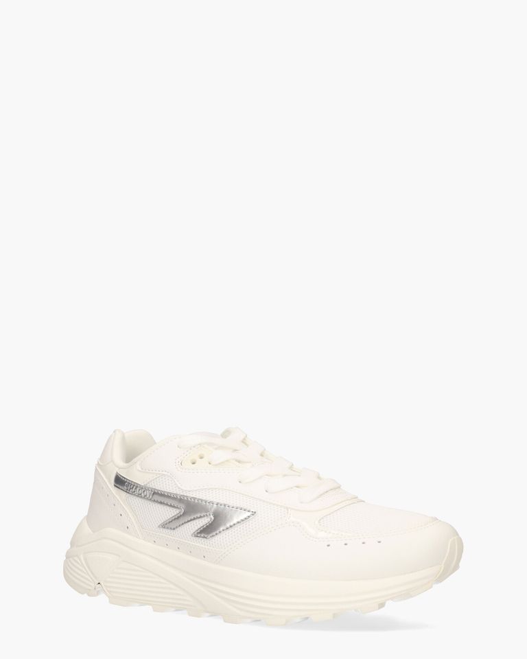 HTS Shadow RGS 1974 Wit/Zilver Herensneakers