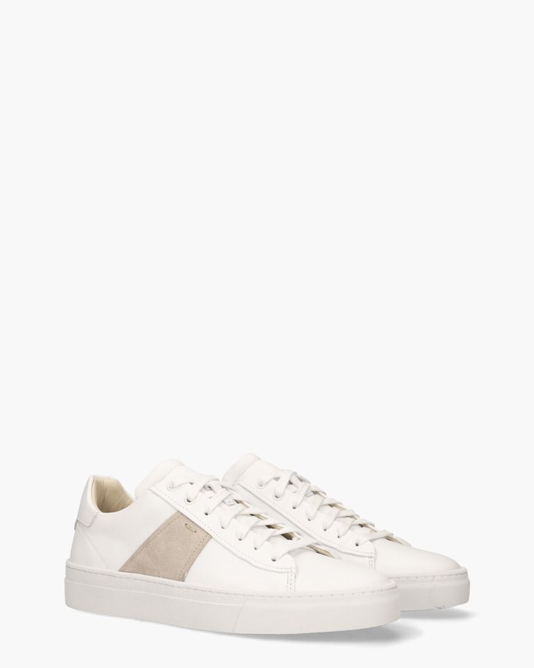 Teun Wit/Taupe Herensneakers