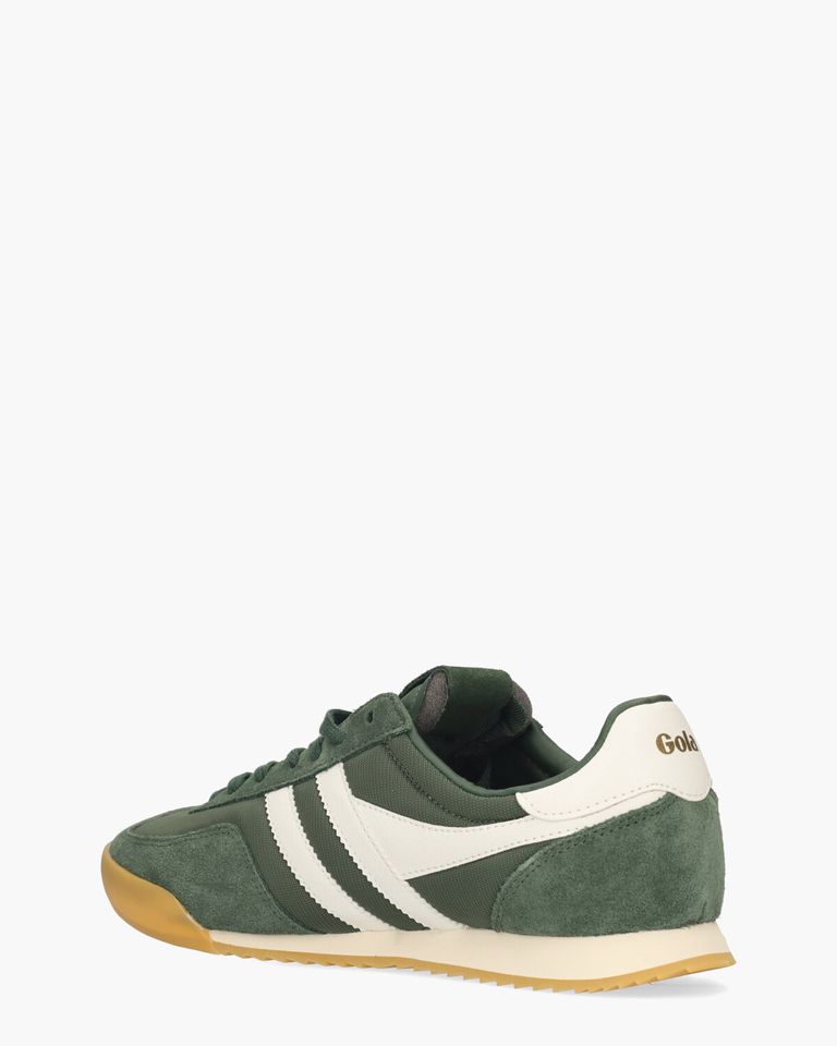 Europa Donkergroen/Wit Herensneakers