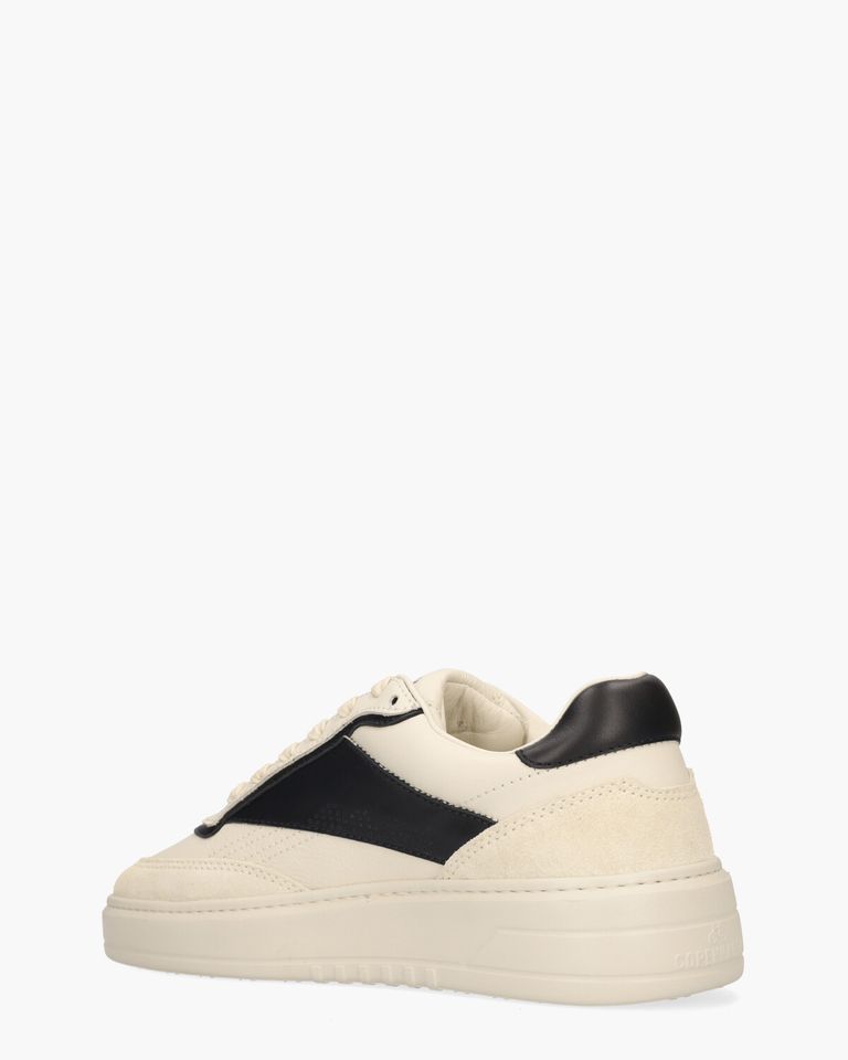 CPH89 Leather Mix Off-White/Zwart Herensneakers