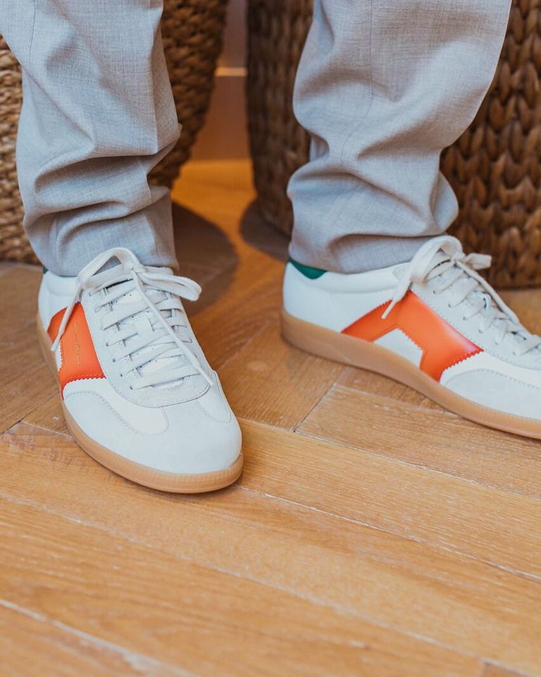 21965 Off-White/Multicolor Herensneakers