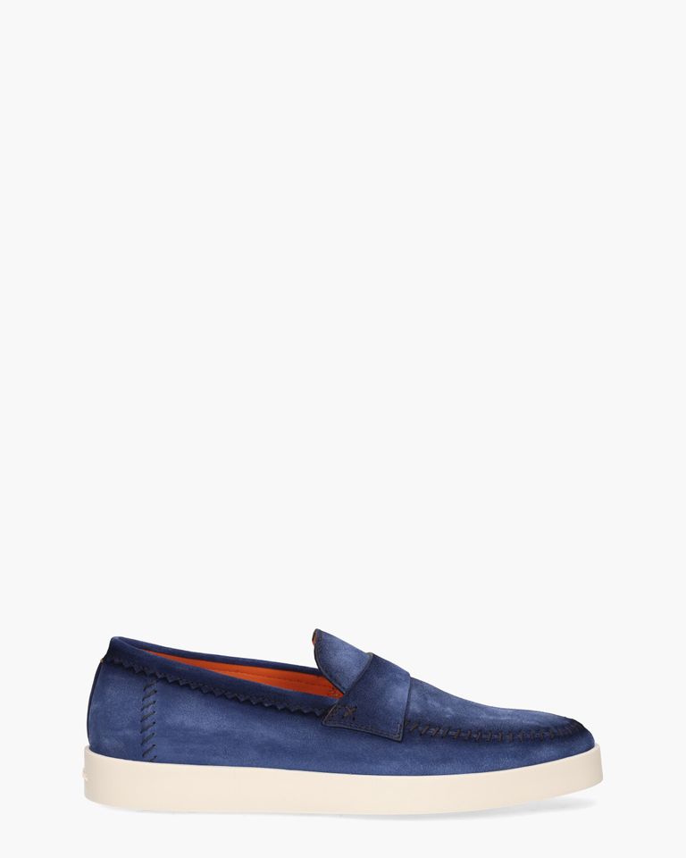 18087 Kobaltblauw Herenloafers