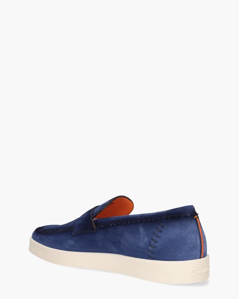 18087 Kobaltblauw Herenloafers