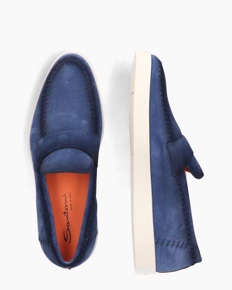 18087 Kobaltblauw Herenloafers