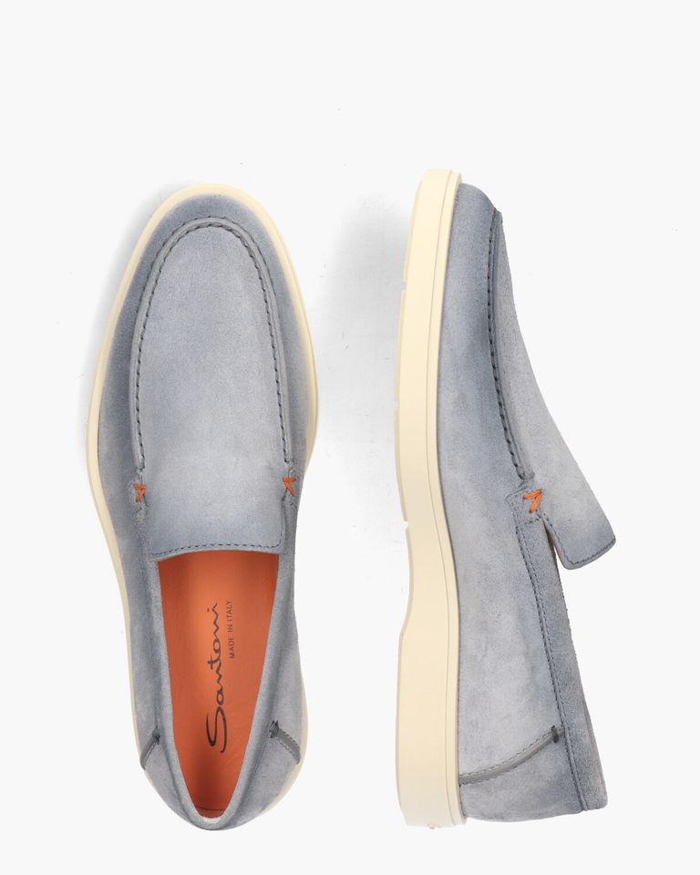 17824 Lichtblauw Herenloafers