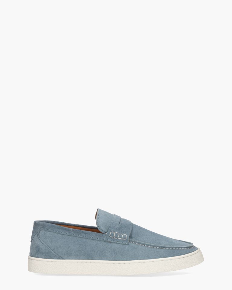 Twan Lichtblauw Herenloafers