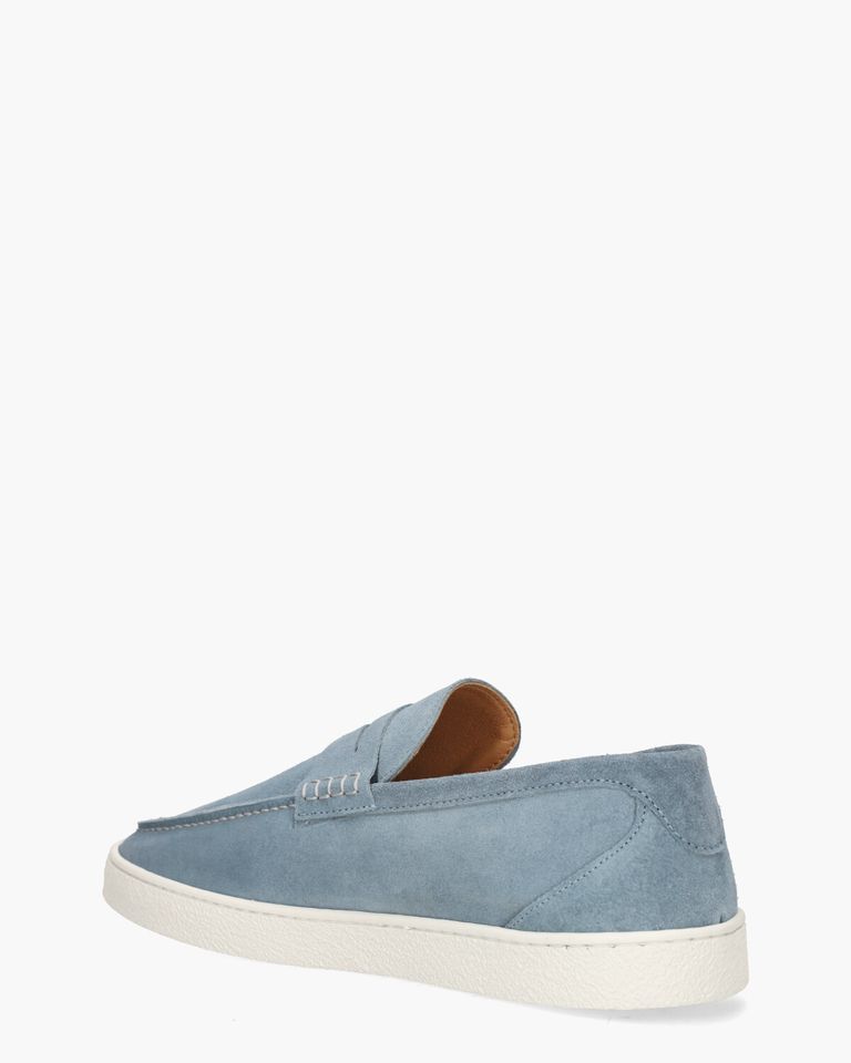 Twan Lichtblauw Herenloafers