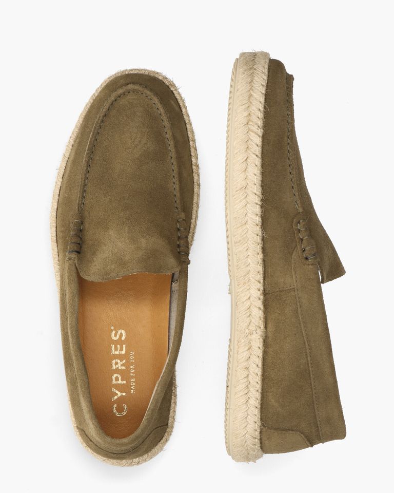 Raf Olijfgroen Herenloafers