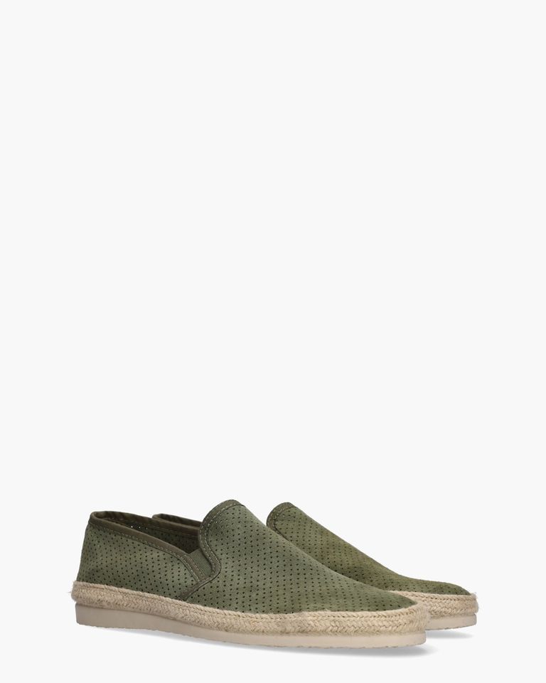 Kamiel-2 Legergroen Herenloafers