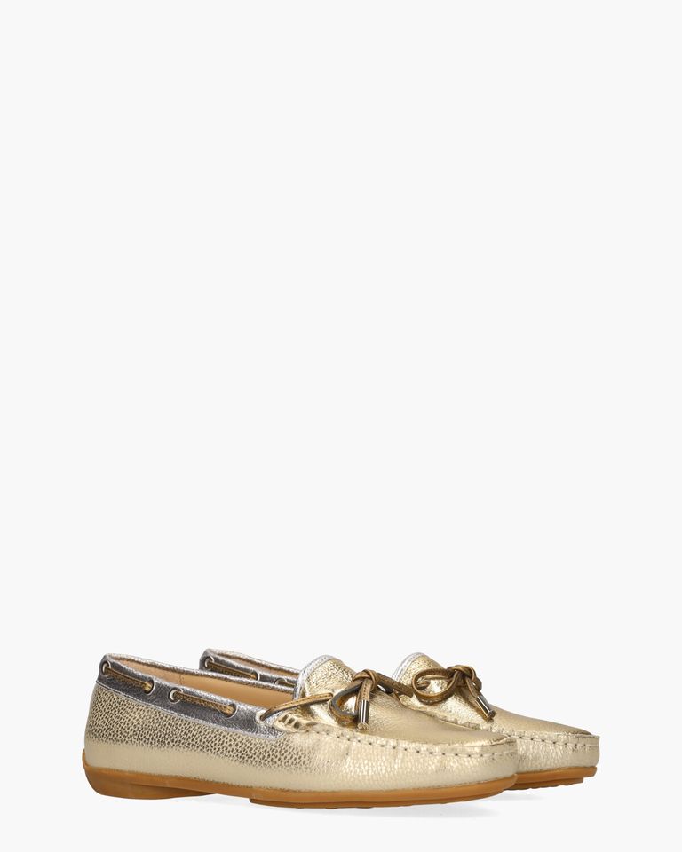 Wari Goud/Zilver/Brons Damesloafers