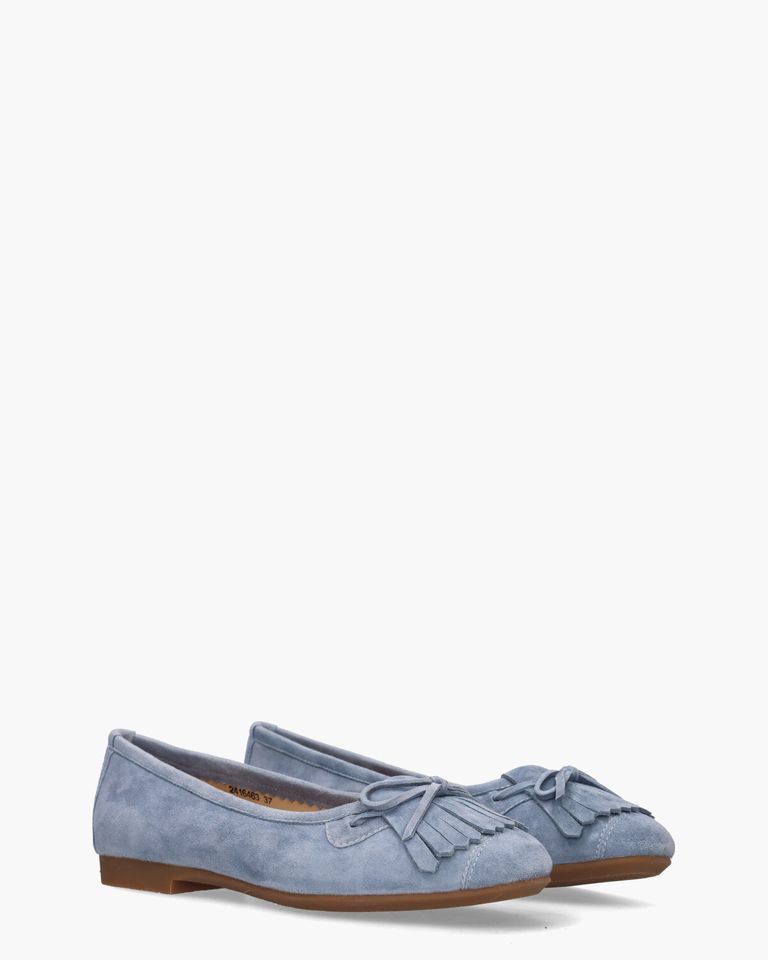Temmi Lichtblauw Damesloafers