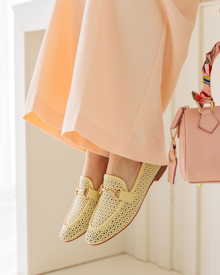 Didima Lichtgeel Damesloafers