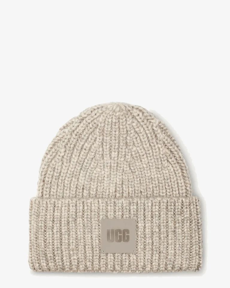【UGG】 Chunky Crafted Rib Beanie UGG Chunky Rib Beanie Light Grey Muts - Van Arendonk.nl