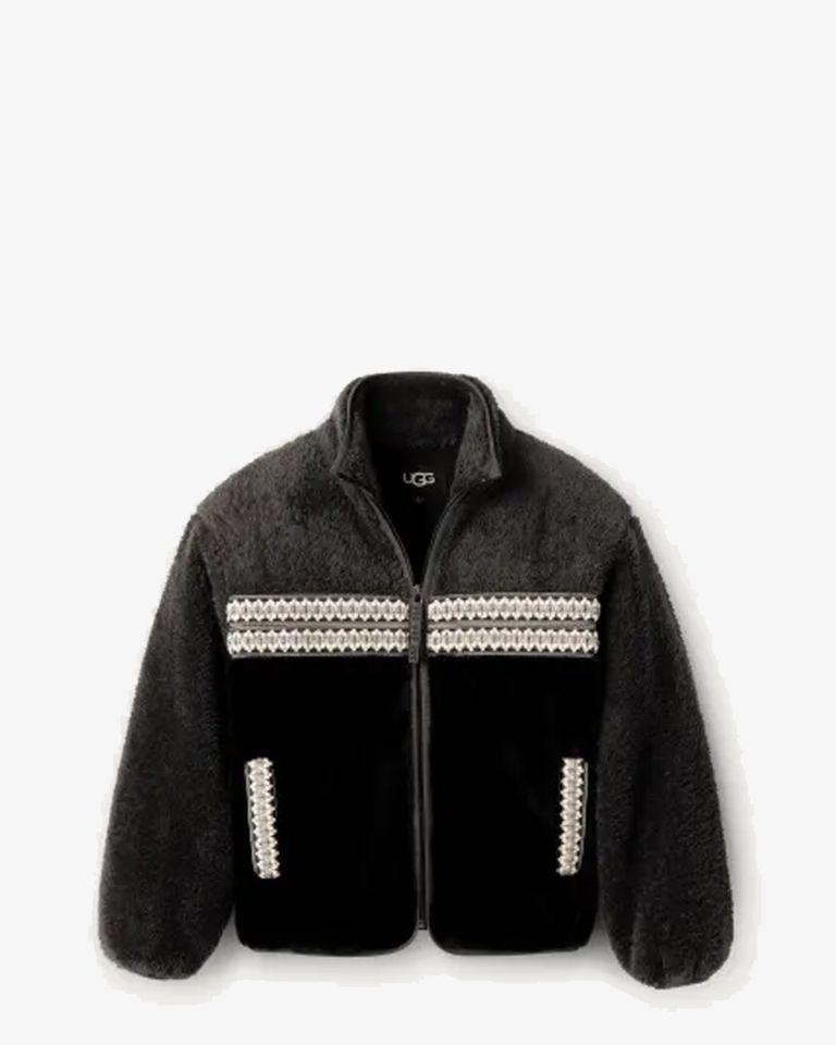 Marlene Heritage Braid Jacket Black Damesjack